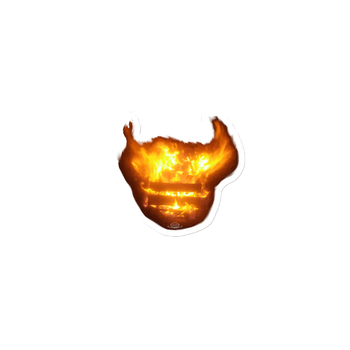 Die-Cut Magnets - Fire Demon product image (1)