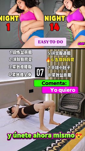 🟣Comenta: Yo quiero 😍❤️💪#adelgazar #perderpeso #quemagrasa #quemagrasa #weightloss #bajadepeso #ejercicioencasa #workout