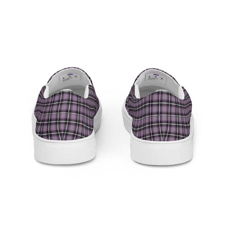 Women's Purple Plaid Perfection Slip-ons product image (2)