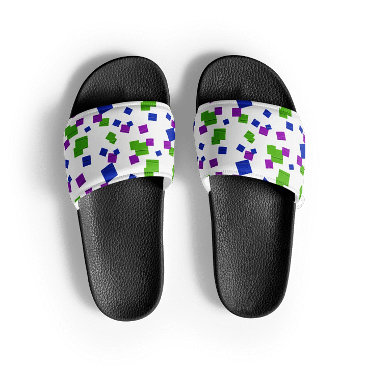 Glitchy Men's Slides product image (1)