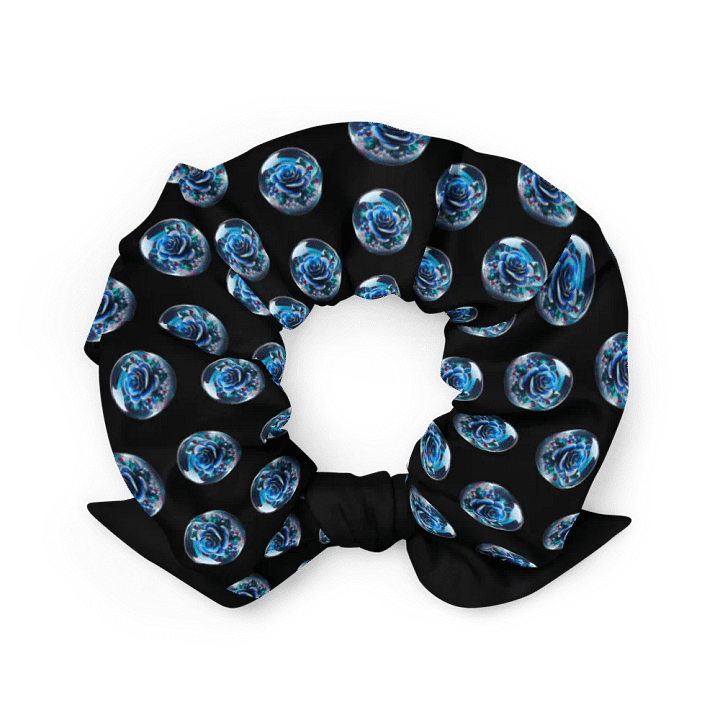 Blue Rose Marble Scrunchi product image (2)