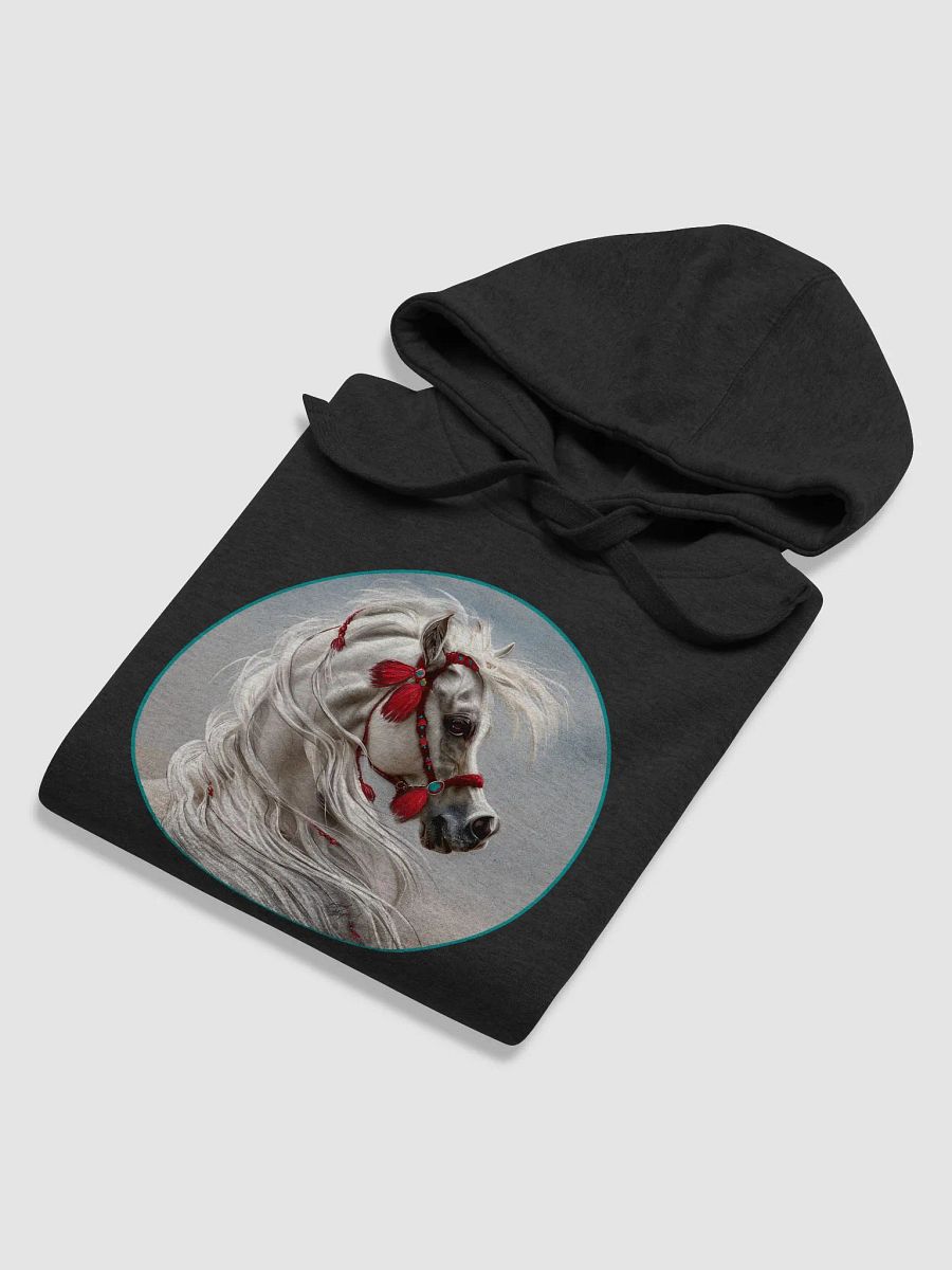 Arabian Horse with Red Tassels Premium Cotton Hoodie product image (6)