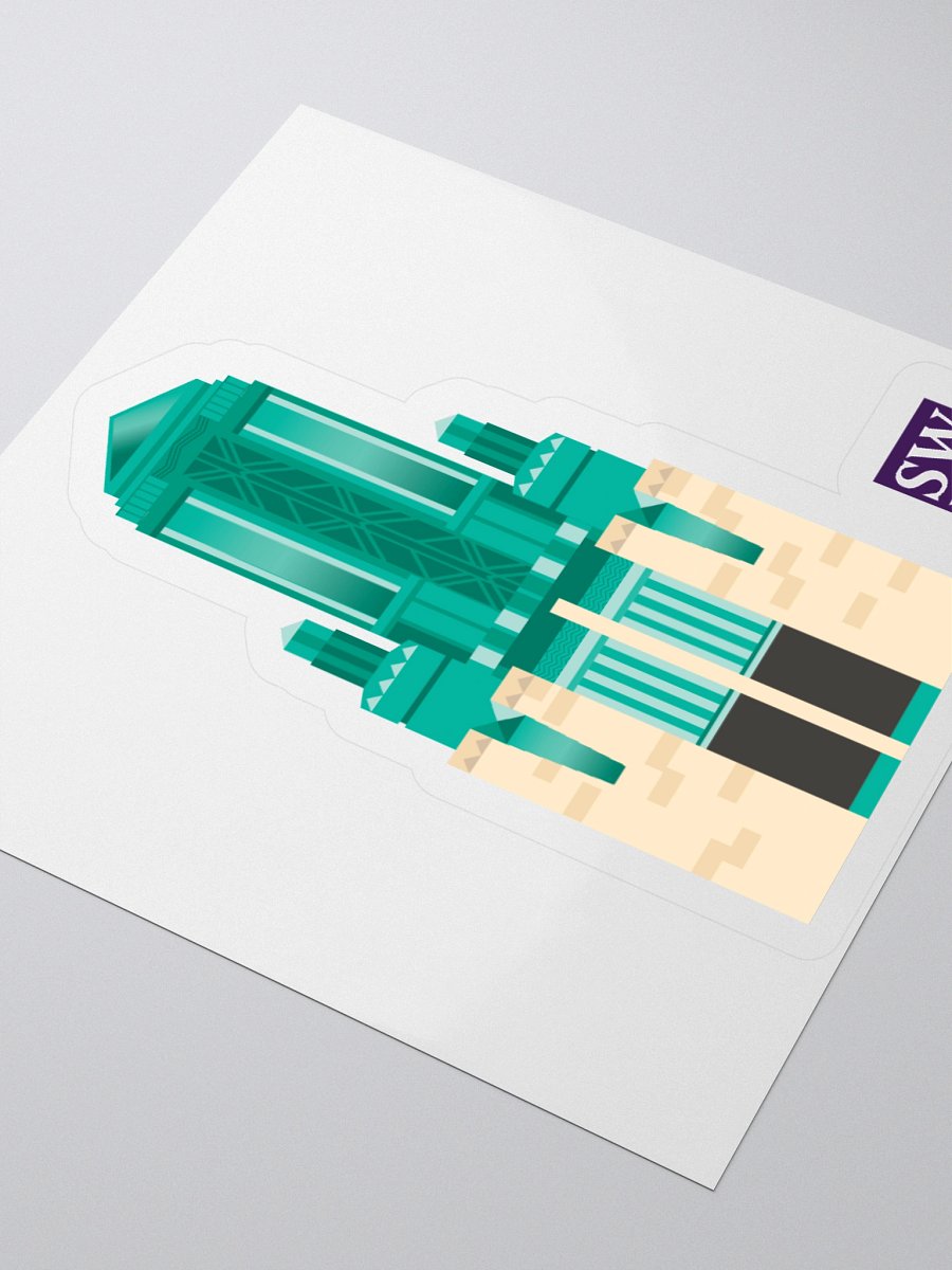 BW Tower Illustration- Sticker product image (12)