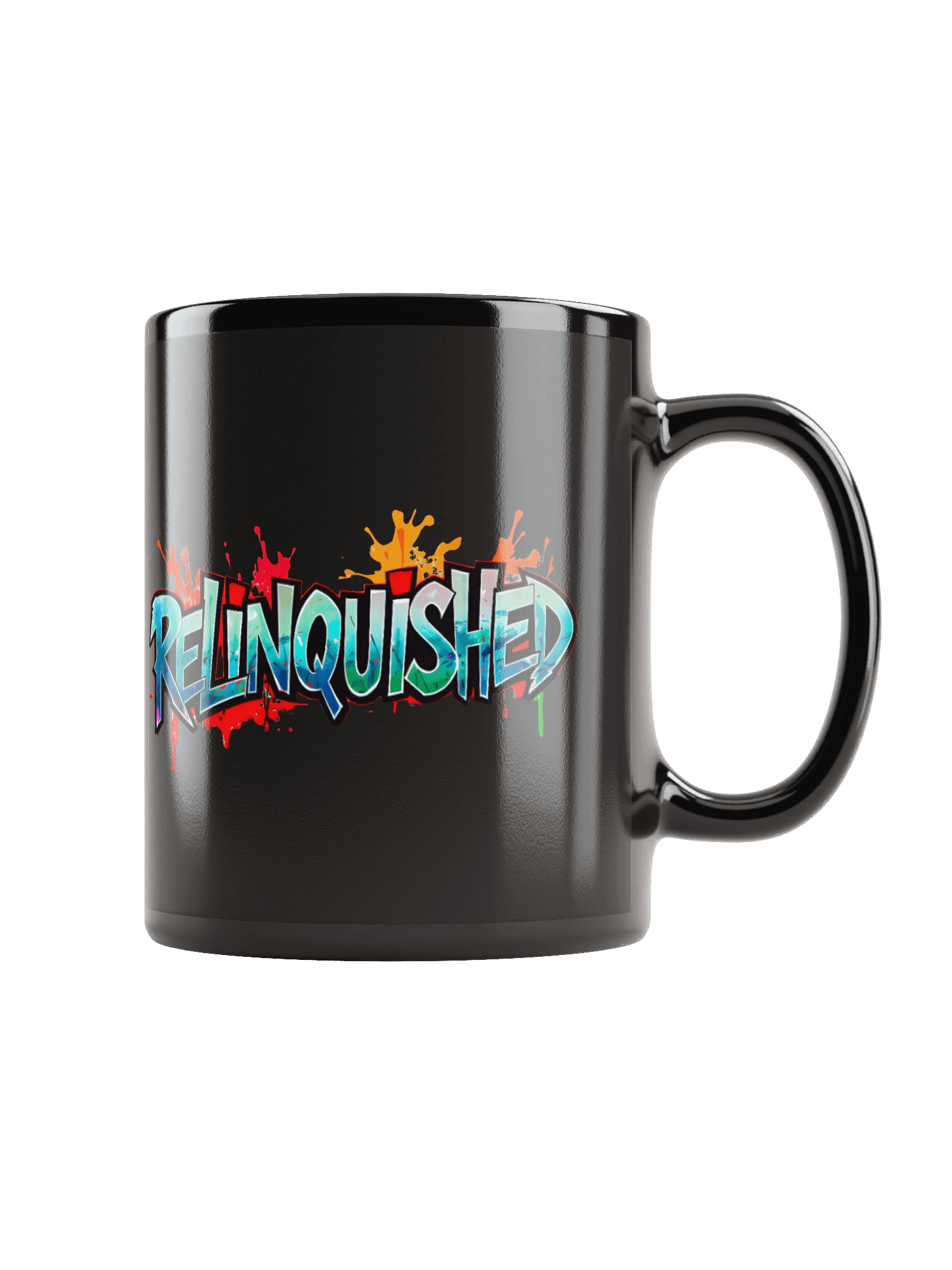 Relinquished Graffiti Black Mug product image (1)
