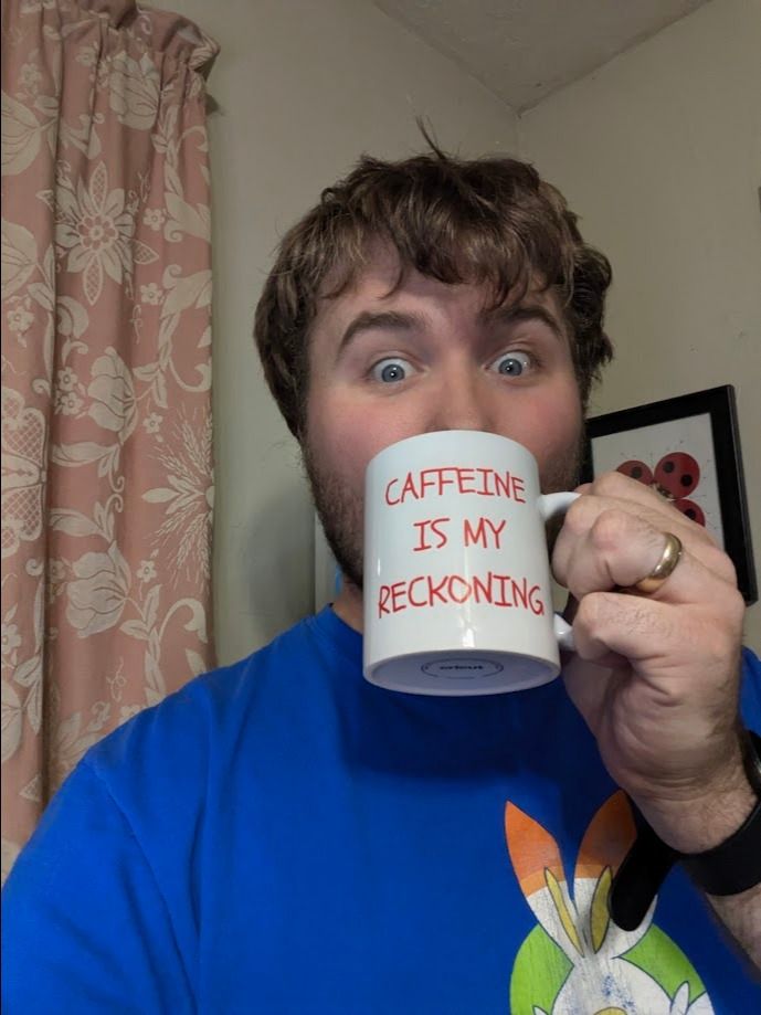 Caffeine Is My Reckoning - Digital Art Coffee Mug - Sublimation Printed product image (1)