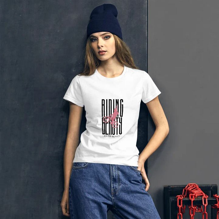Riding Beauty T-Shirt (White) product image (2)