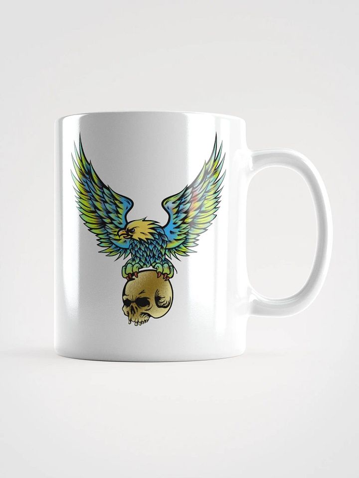 Vibrant Eagle with Skull Mug product image (3)