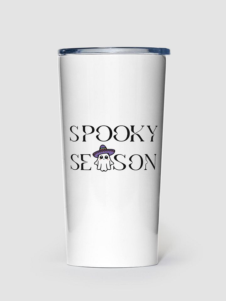 Spooky Season Sombrero Ghost White 20oz Stainless Steel Tumbler product image (1)