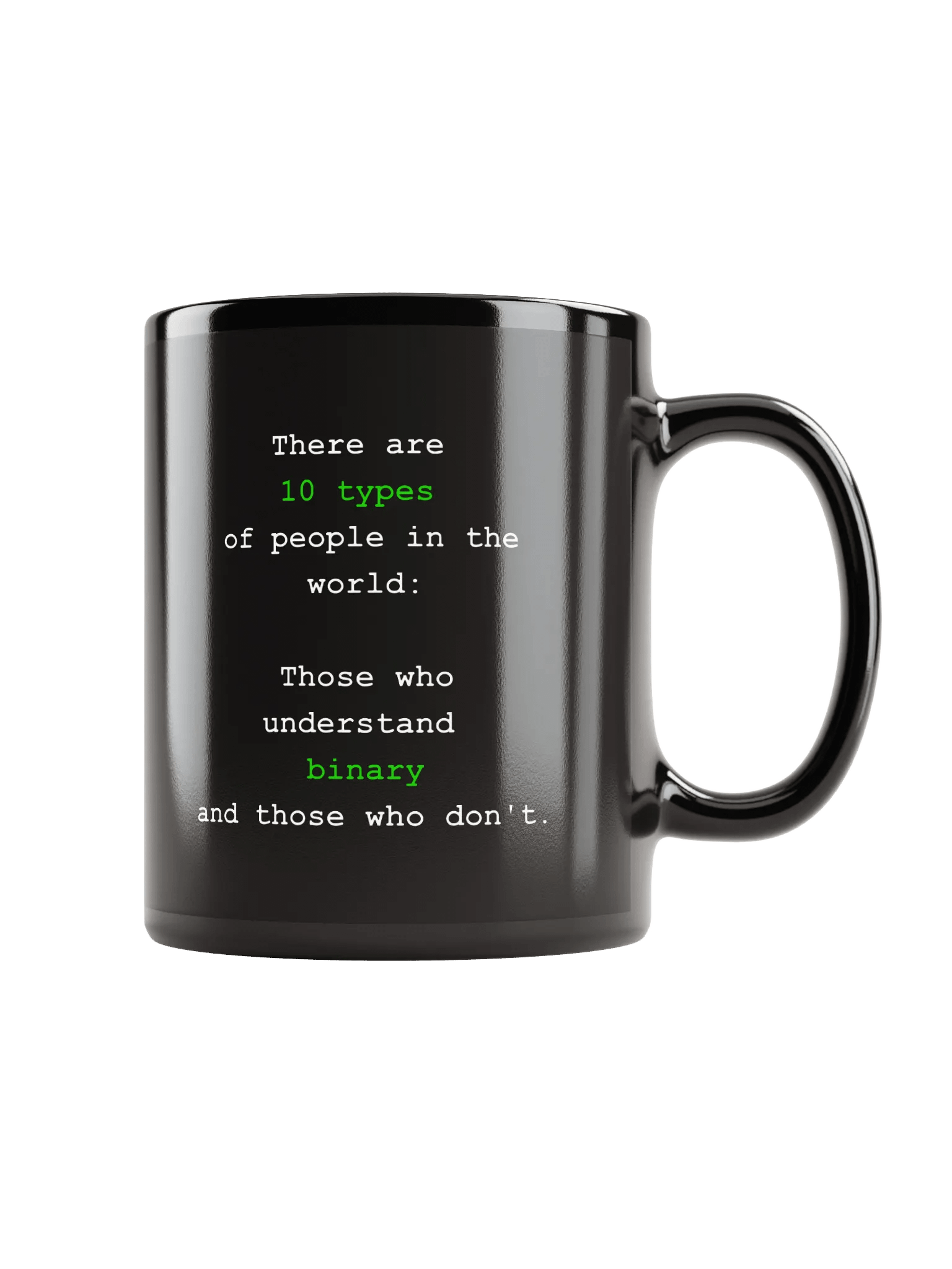 Understand Binary Mug - Black product image (1)