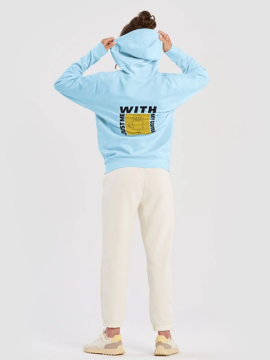 JUST ME WITH MY COFFEE -HOODIE (UNISEX) product image (41)