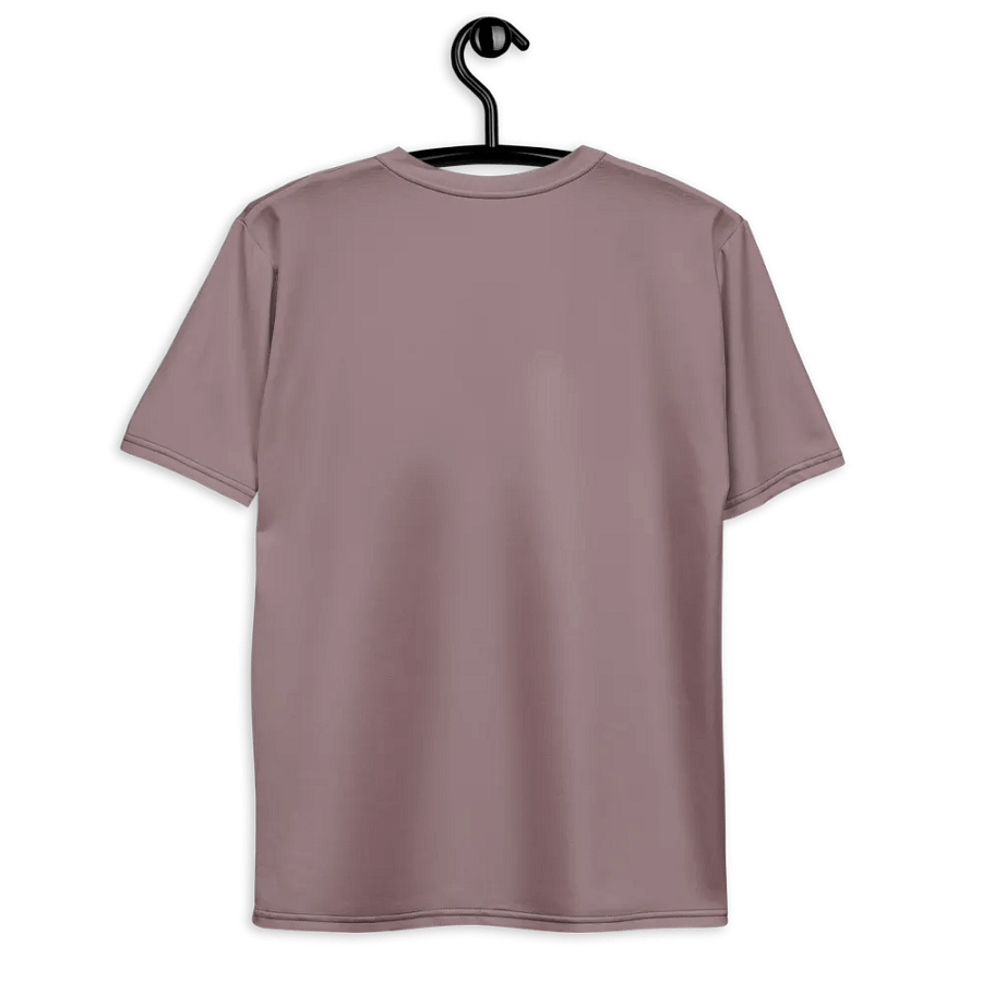 Plain Cool Purplish Brown Soft Summer Men's Crewneck Polyester Heavyweight Premium T-Shirt by Treasure Pie product image (9)