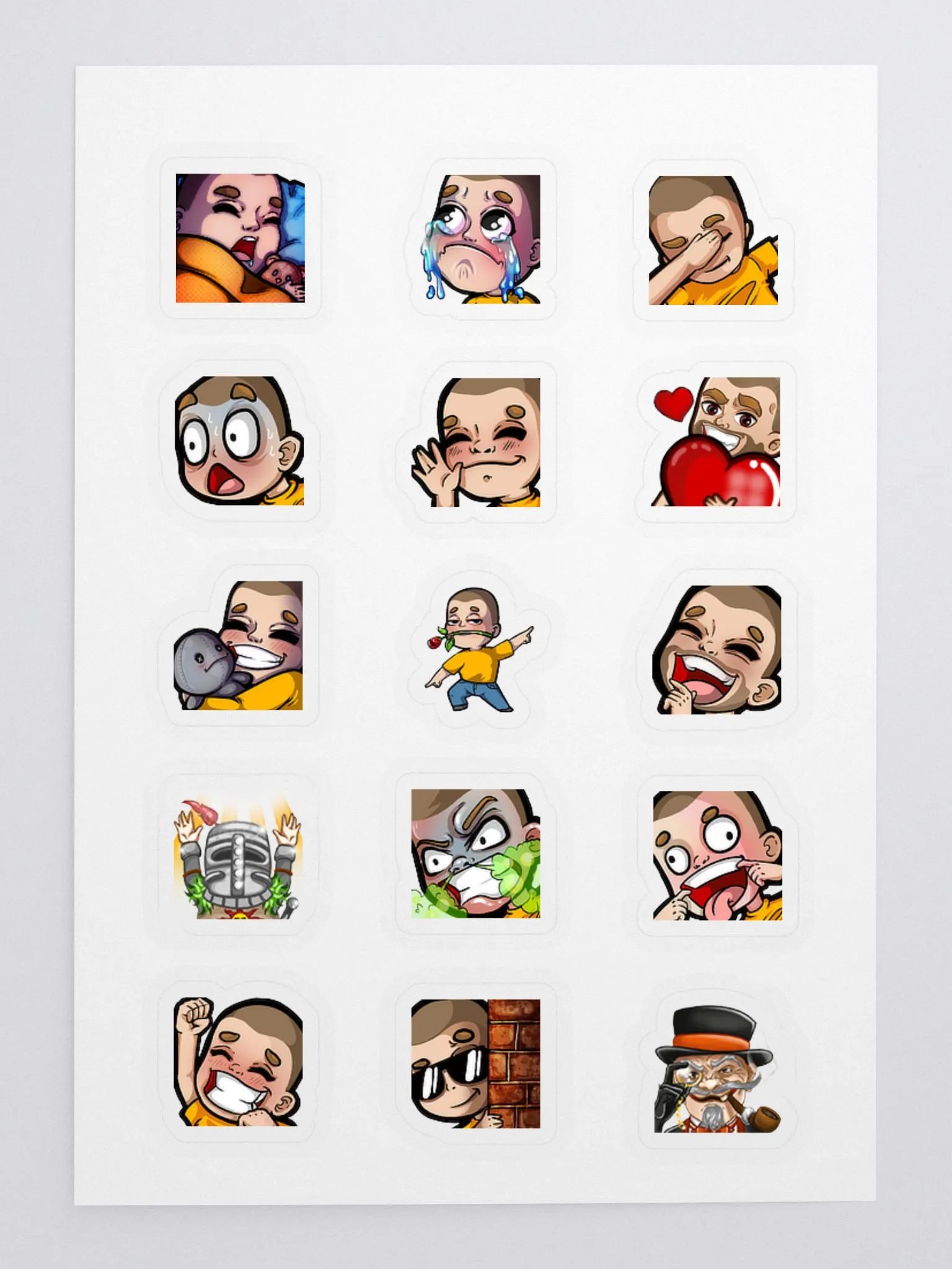 Skeefam Emotes Sticker Pack 1 product image (1)