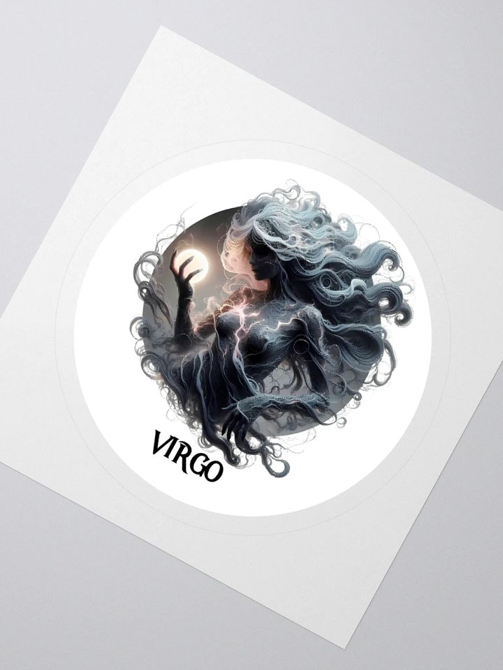 Mythical Virgo Zodiac Round Sticker product image (6)