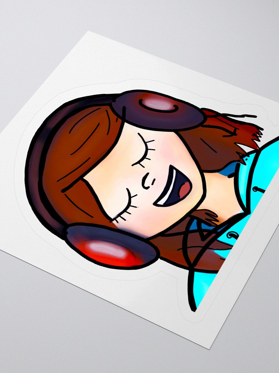 Lutti Vibing Vinyl Stickers (3" x 3") product image (3)