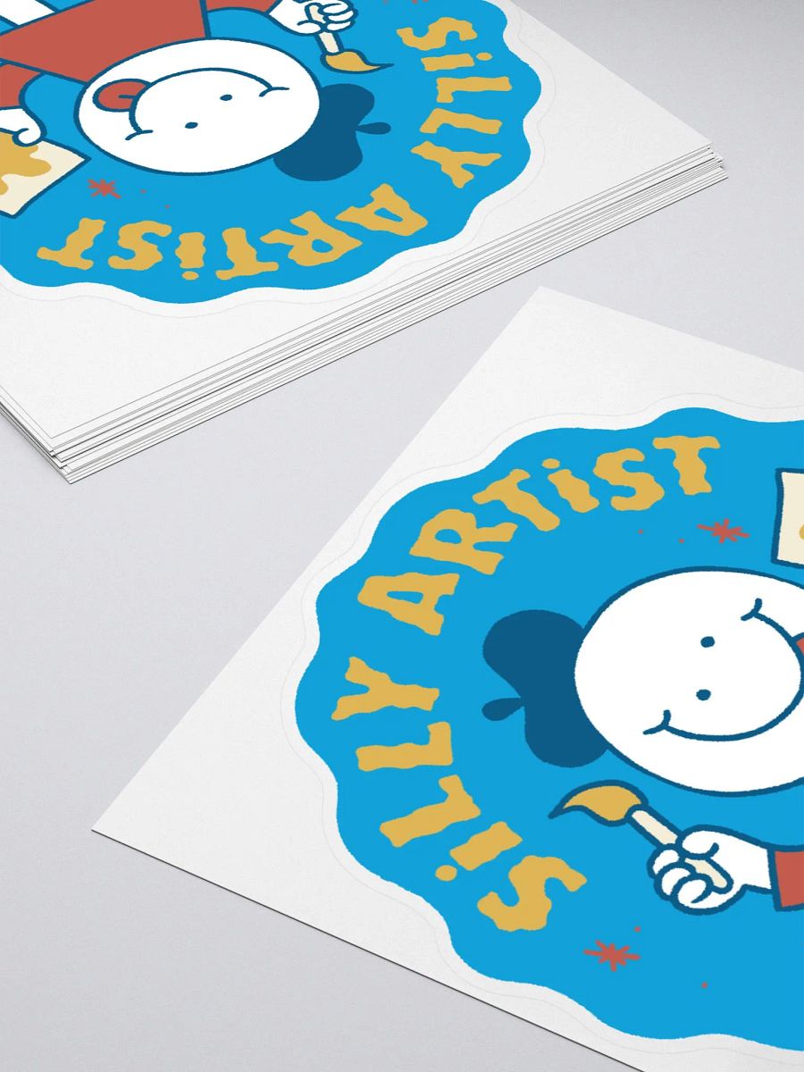 silly artist sticker product image (5)