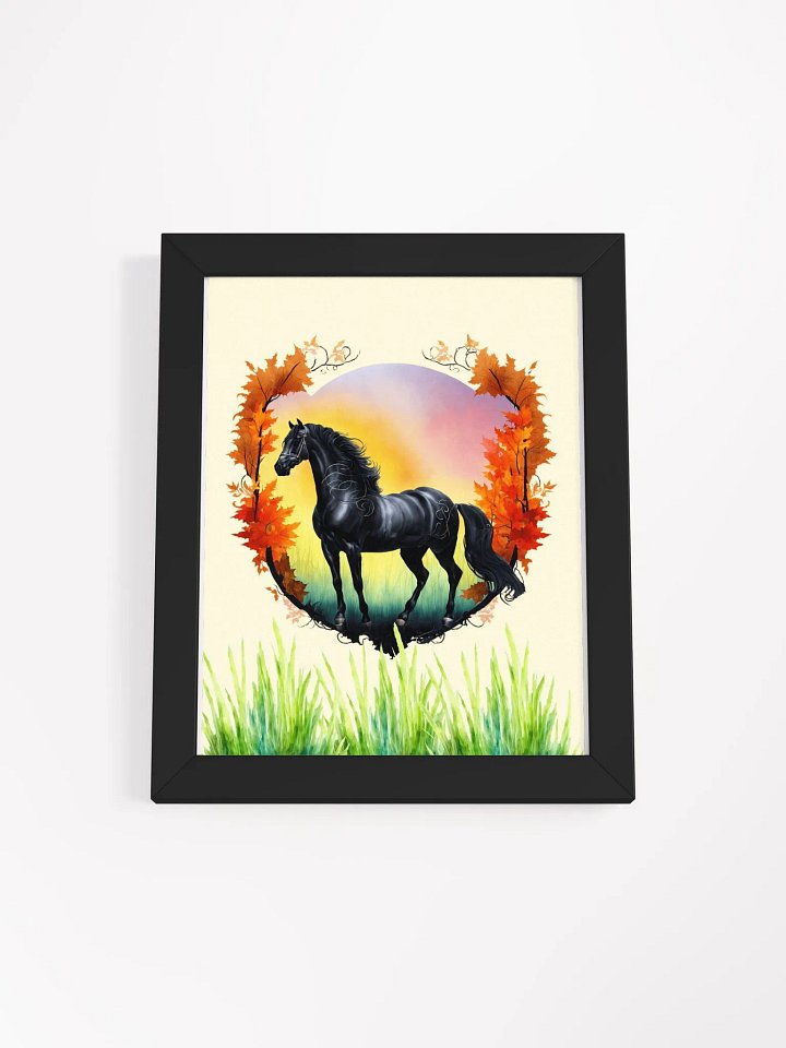 Sunrise Stallion with legendary Horse Framed Poster product image (3)