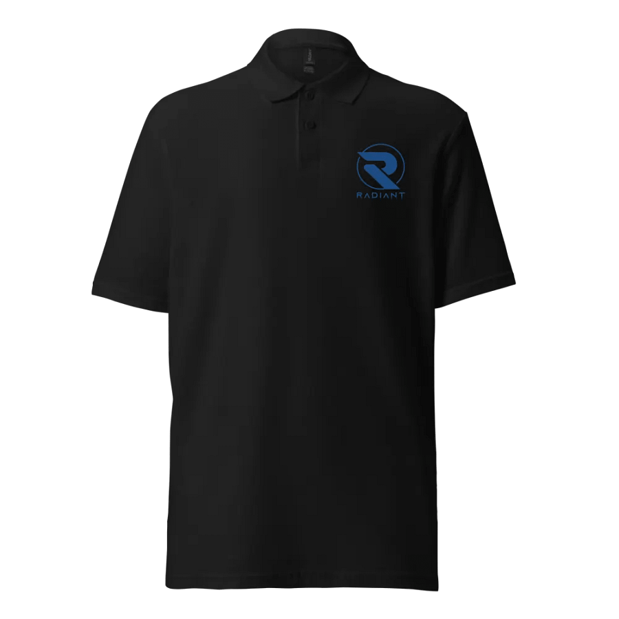 A Radiant Polo Shirt (Blue Logo) product image (1)