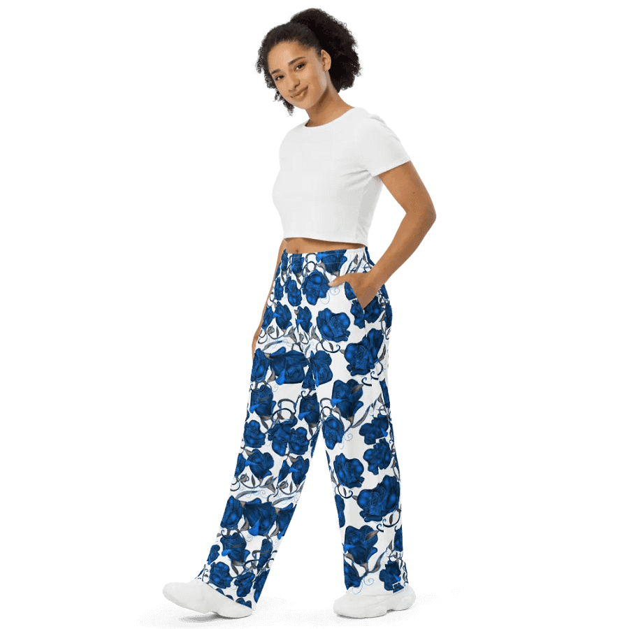 Blue Roses Wideleg Pants product image (4)