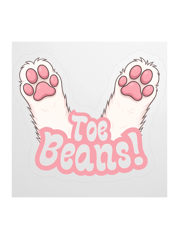 Small Toe Beans Sticker product image (1)
