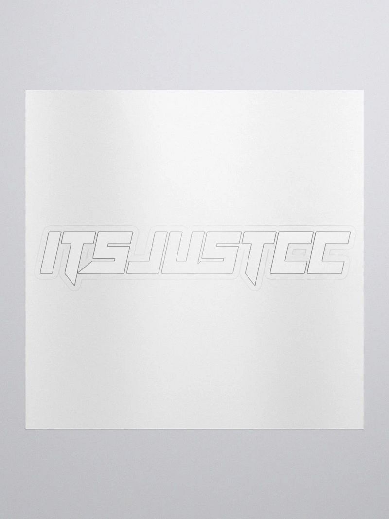 ItsJustCC White Text Sticker