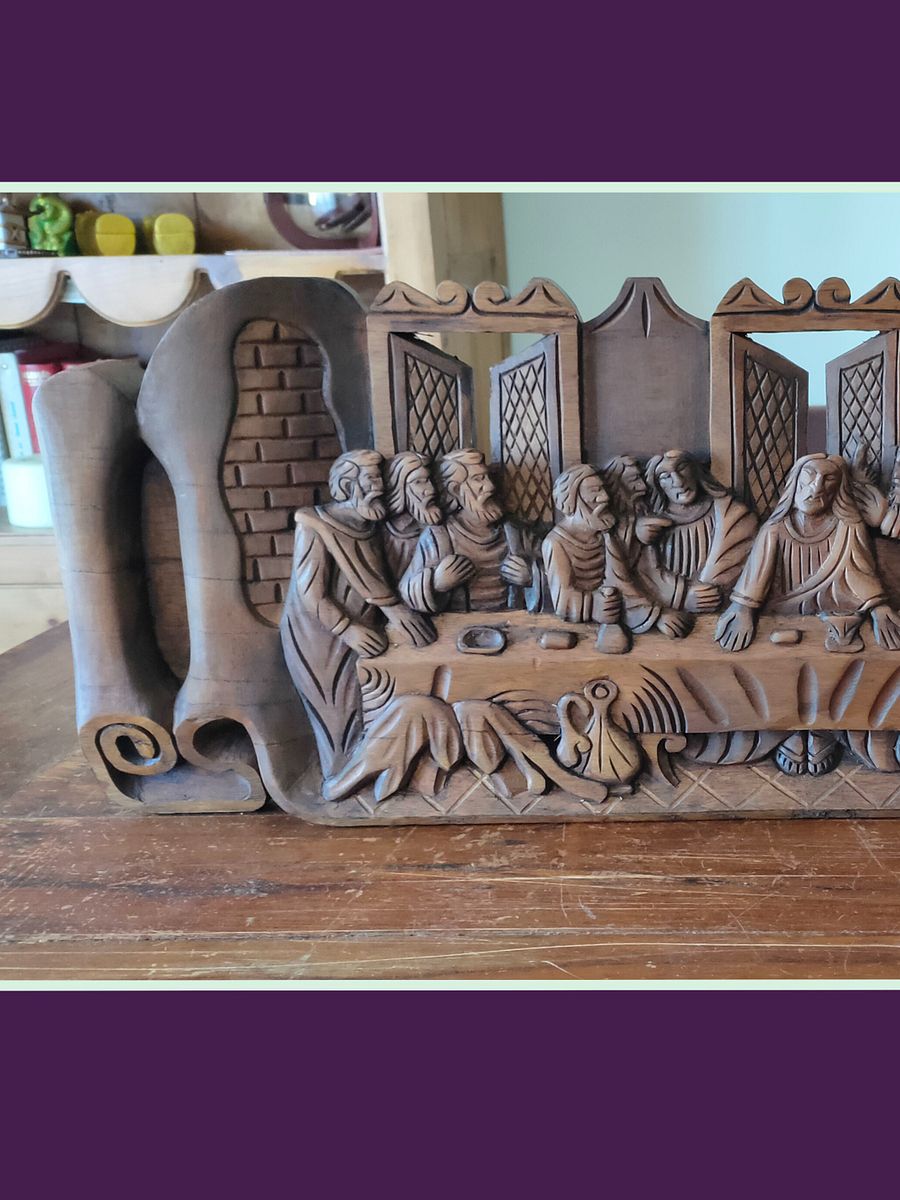 Última Ceia de Cristo em Madeira - Peça Religiosa Majestosa com História Única product image (4)