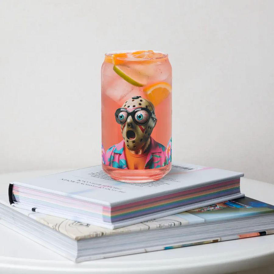 Crazy Eyes Can-Shaped Glass product image (5)