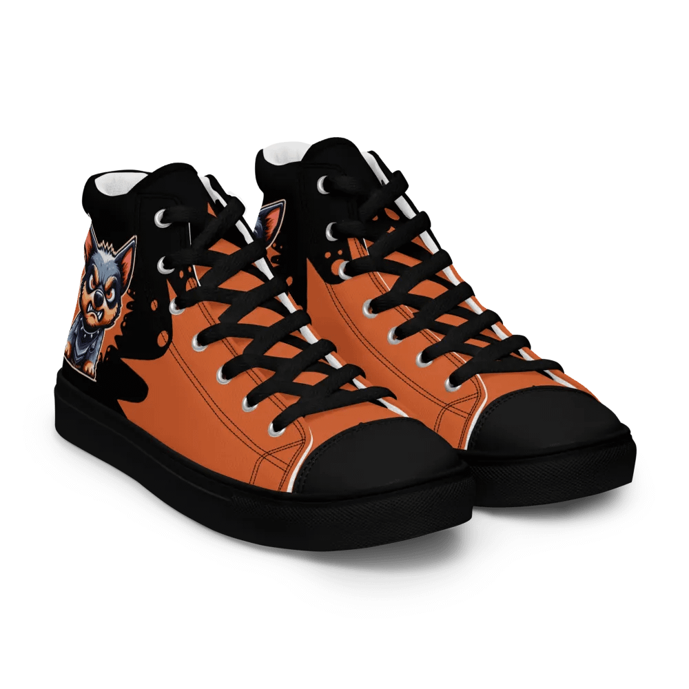 Australian Cattle Dog Angry Pup - Women's Hightop Canvas Shoe product image (8)