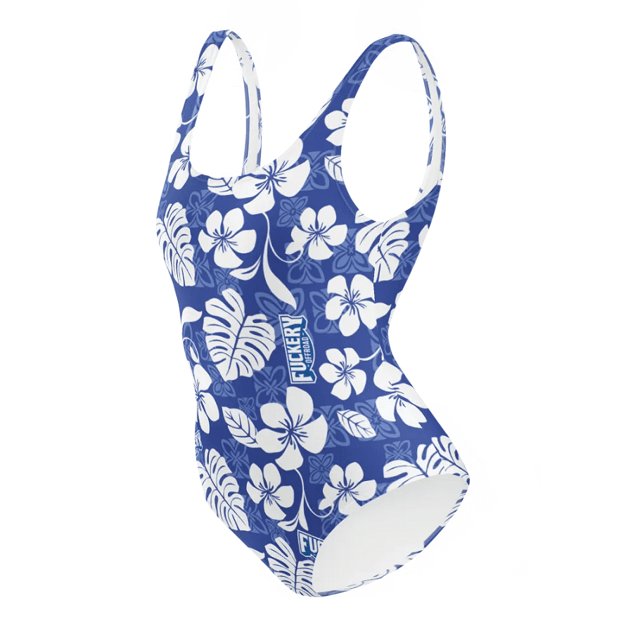 Fuckery Offroad Ladies Hawaiian Swinsuit - Blue product image (4)