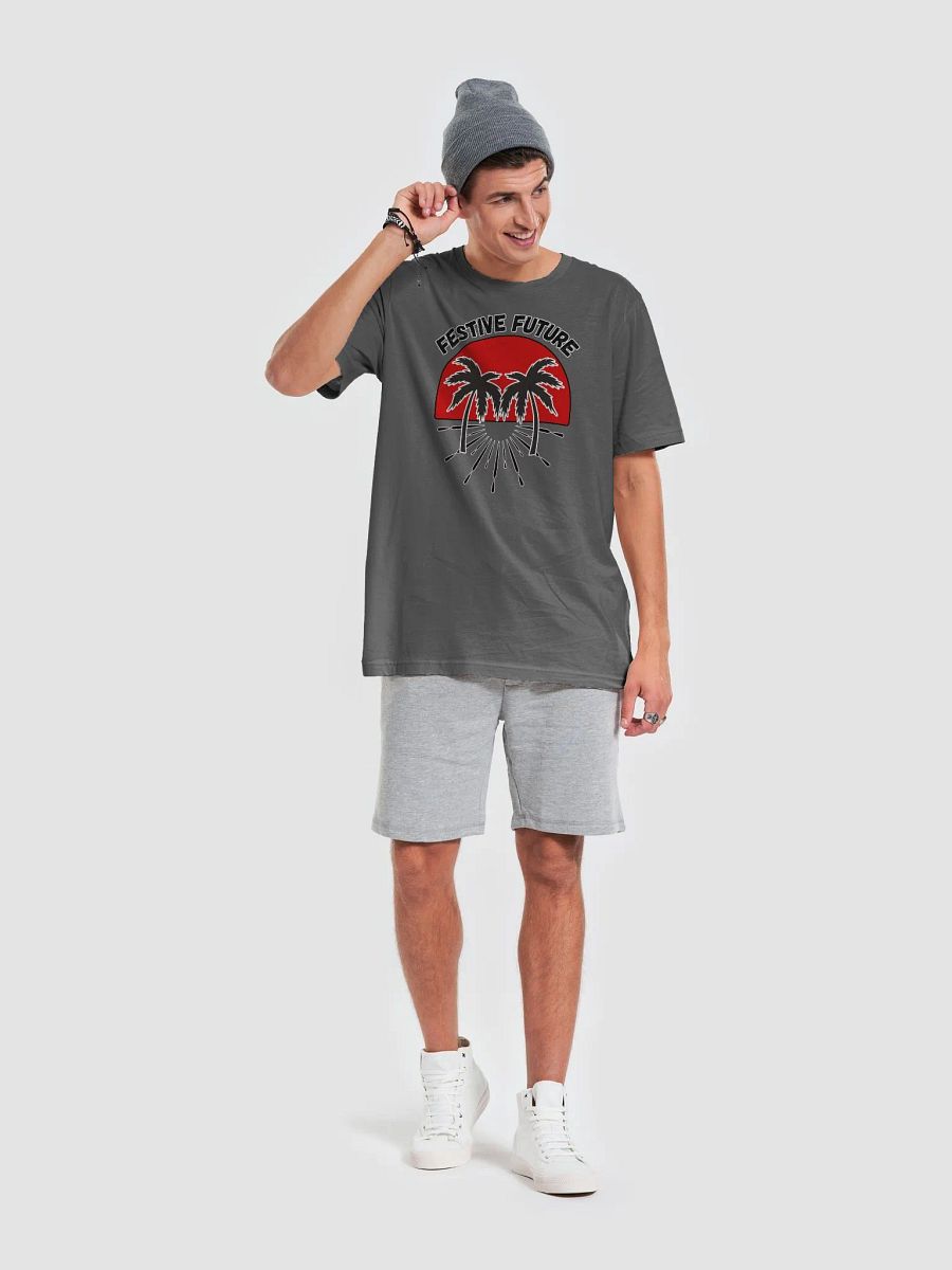 Festive Future - Sunset Beach Scene T-shirt product image (13)
