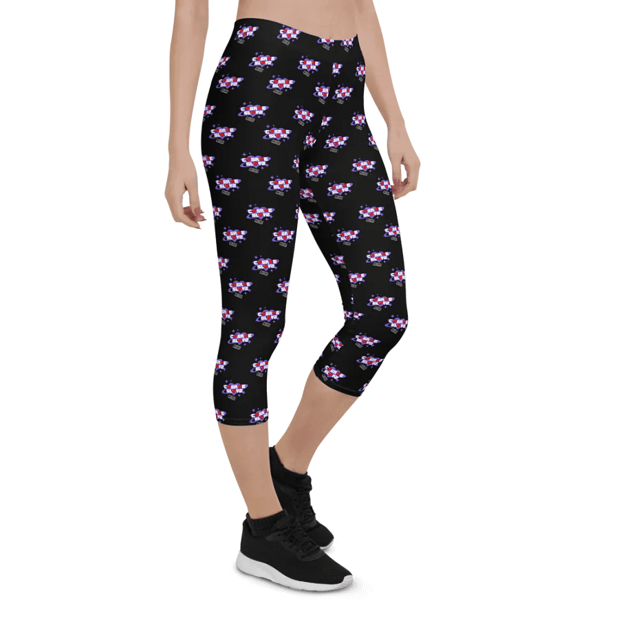 CasRae Logo Capri Leggings (Black) product image (6)