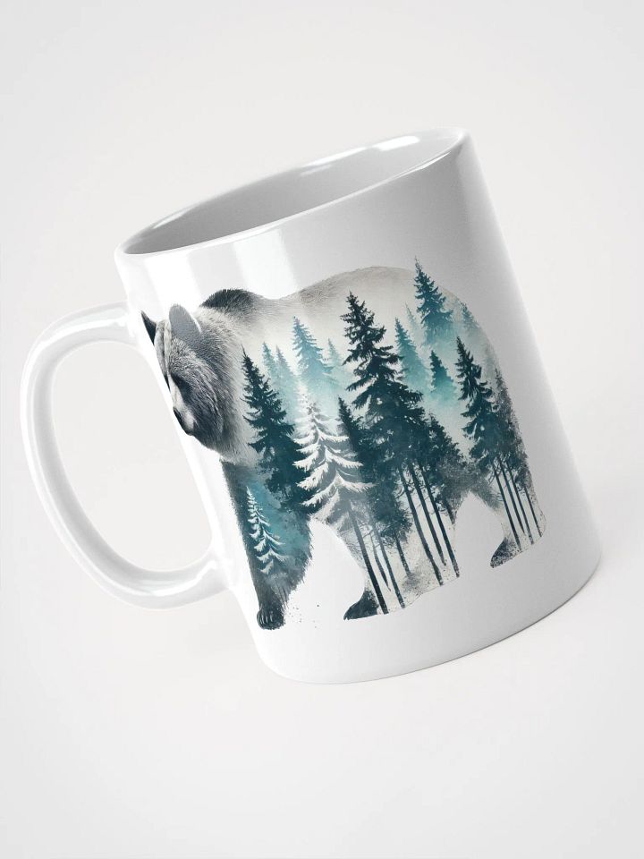Forest Bear White Glossy Mug product image (2)