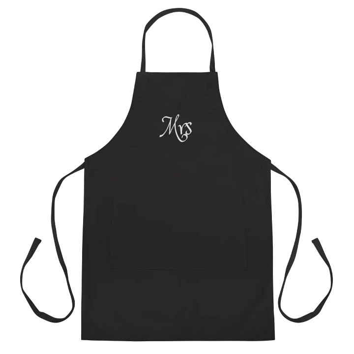 Apron - Mrs - on Black product image (2)