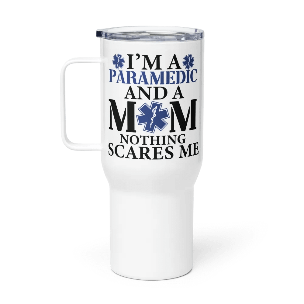 Paramedic Mom - Travel Mug w/ Handle product image (1)