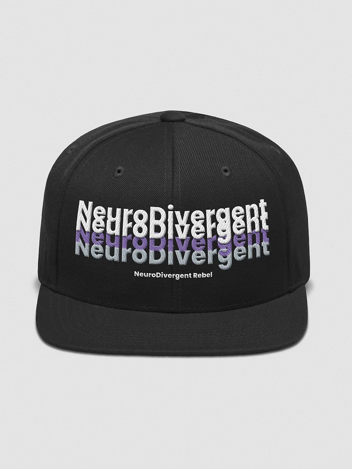 Embroidered NeuroDivergent Wide-bill Ball Cap product image (10)