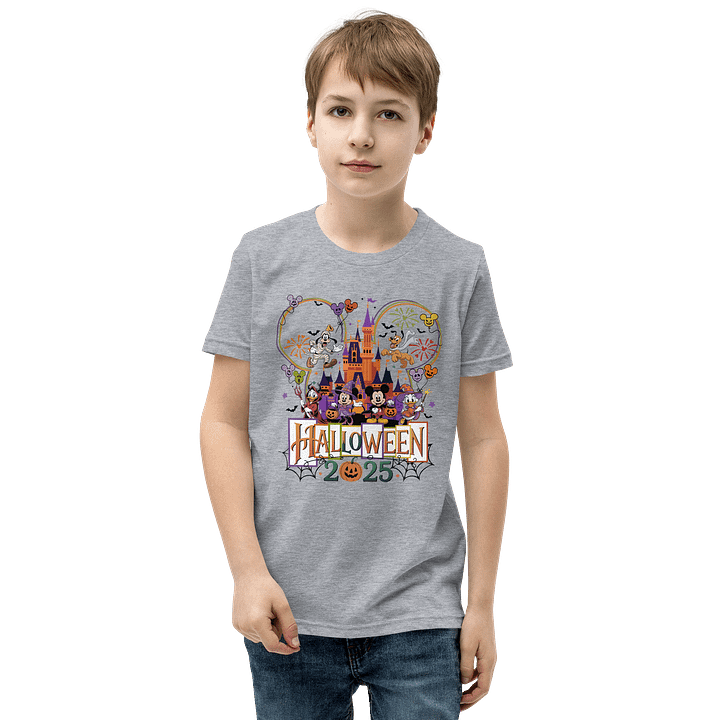 Kids Crew Neck T-Shirt Halloween Mickey and Friends Kingdom product image (1)