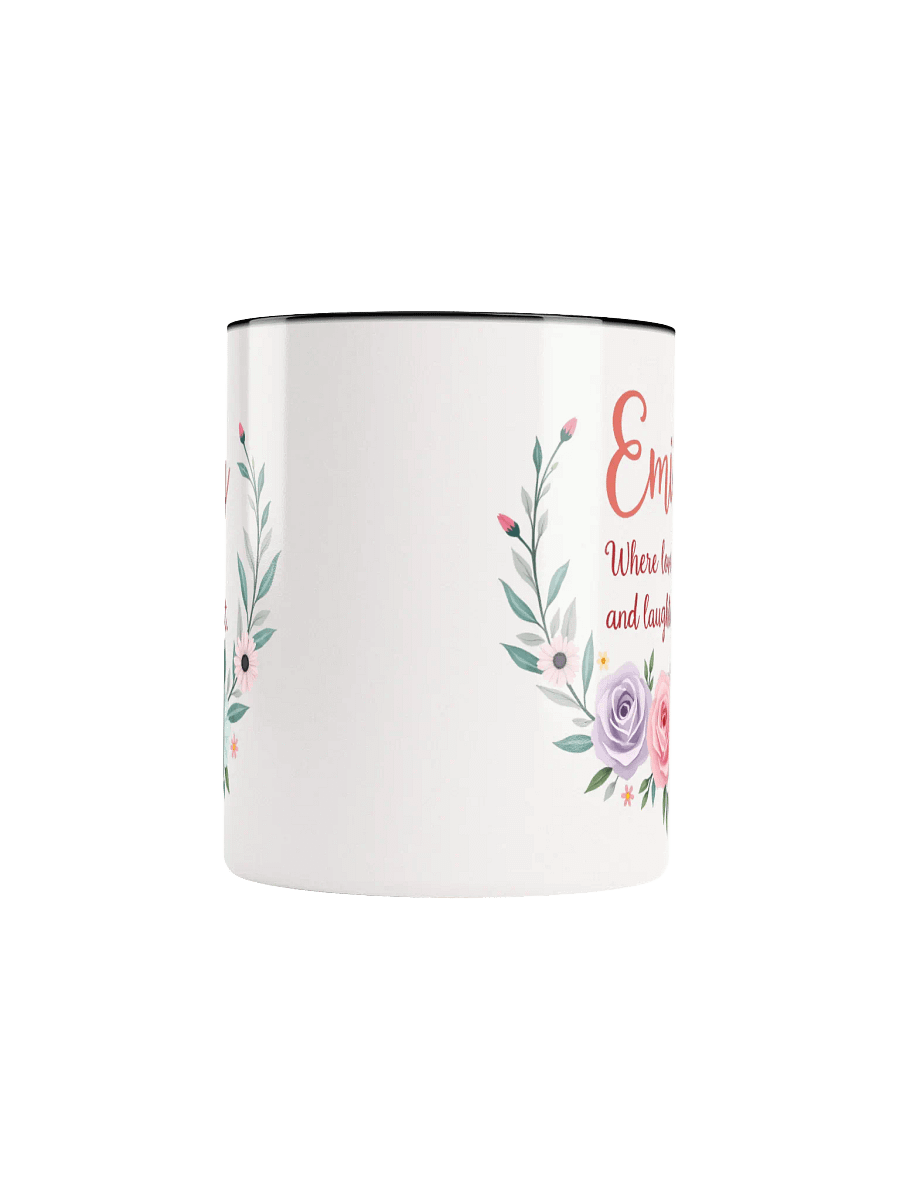 Personalized Mug: "Emily, Where Love and Laughter Meet" product image (5)