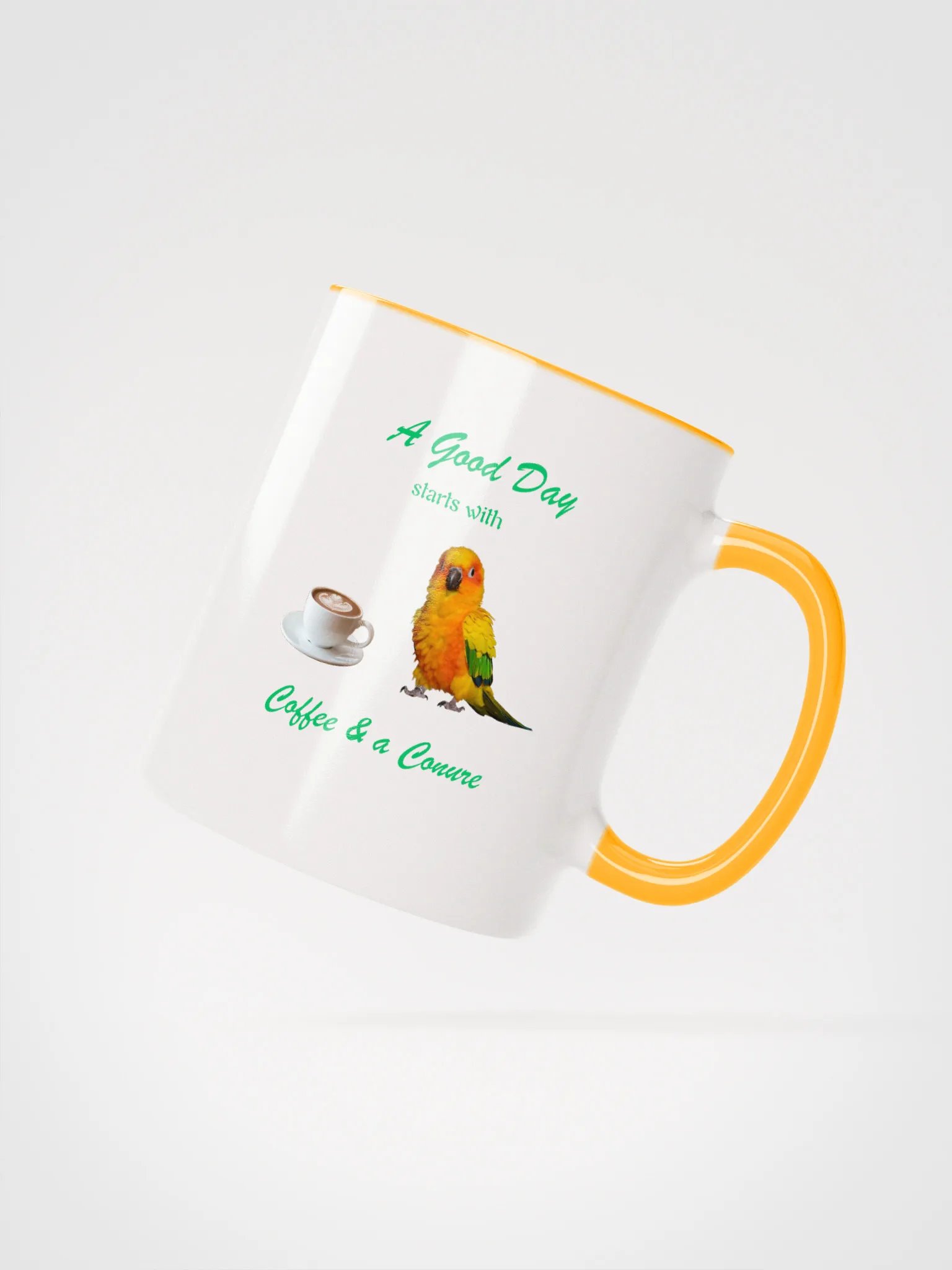 Good Day Parrot Ceramic Mug product image (3)
