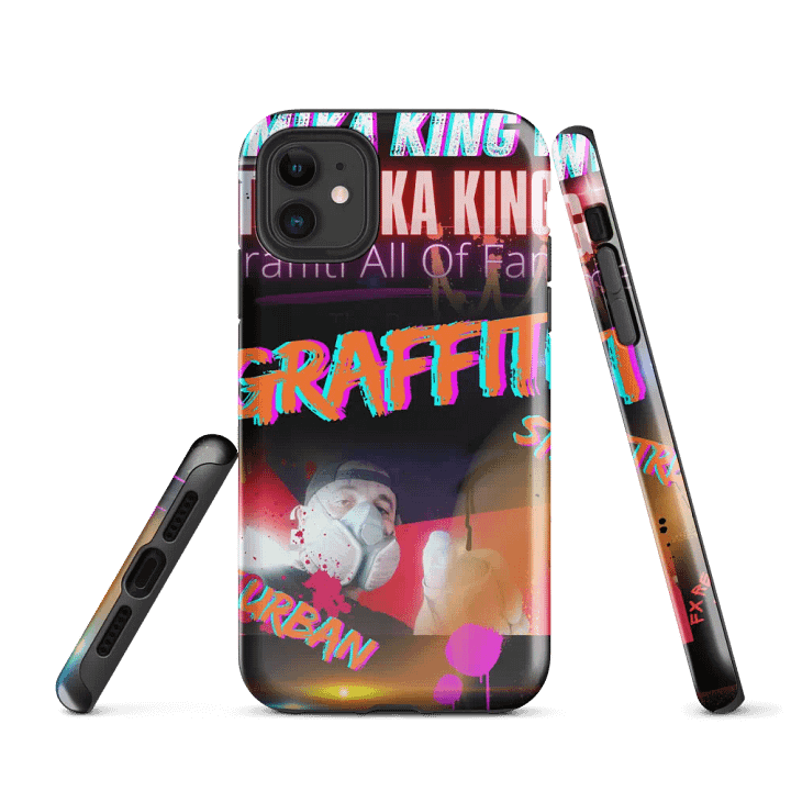Funda resintente para iPhone® Estilo Graffiti The Mika King Graffiti All Of Fame® product image (1)