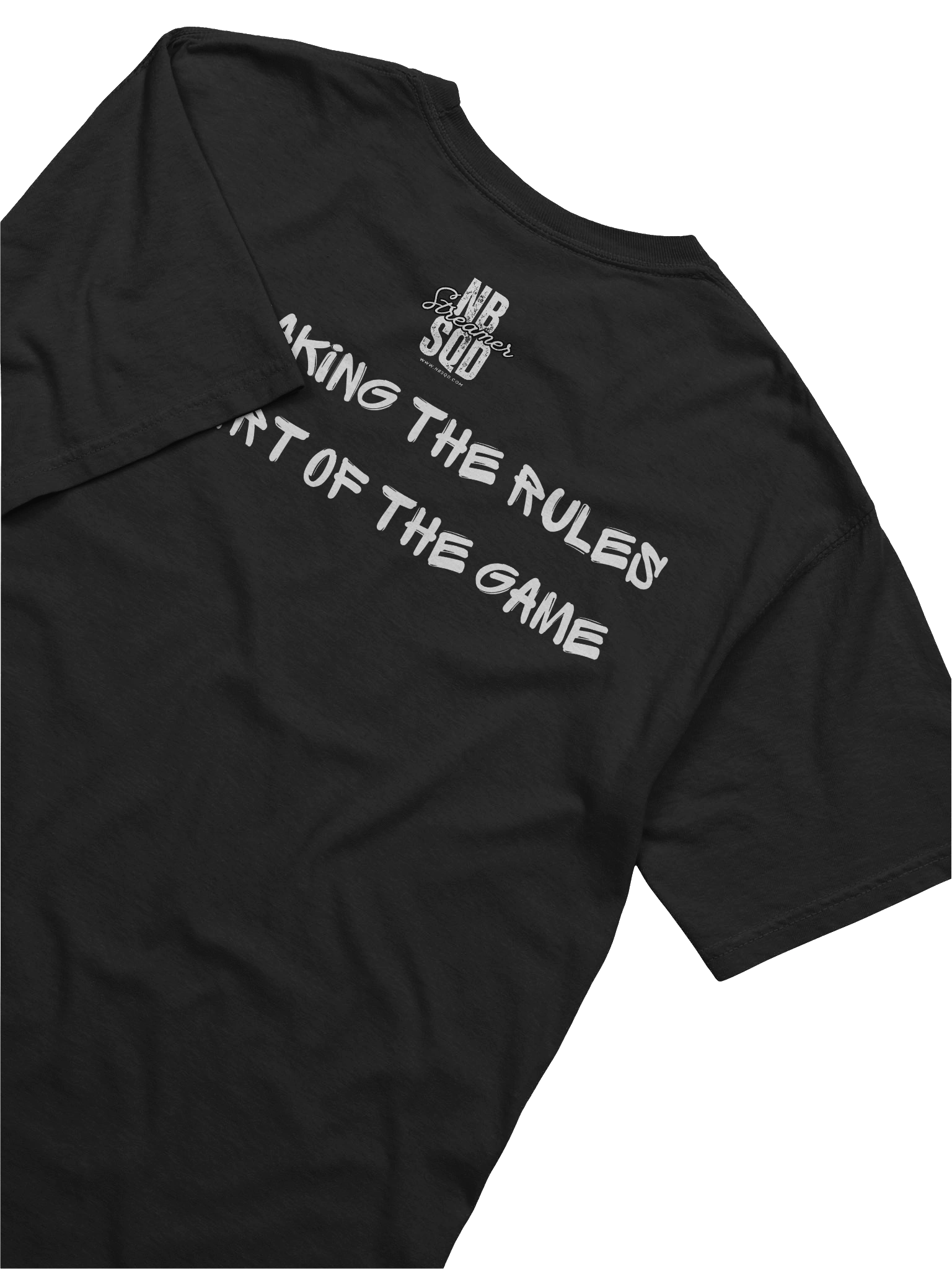 NBSQD Graffiti Mens BLK T-Shirt - Break The Rules Its Part of The Game product image (6)