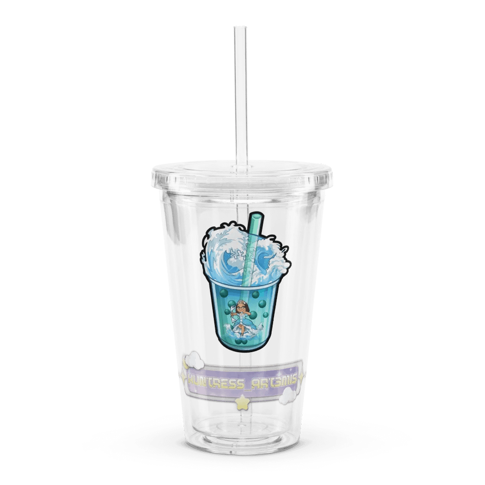 Art3mis Boba and Logo Clear Tumbler product image (1)