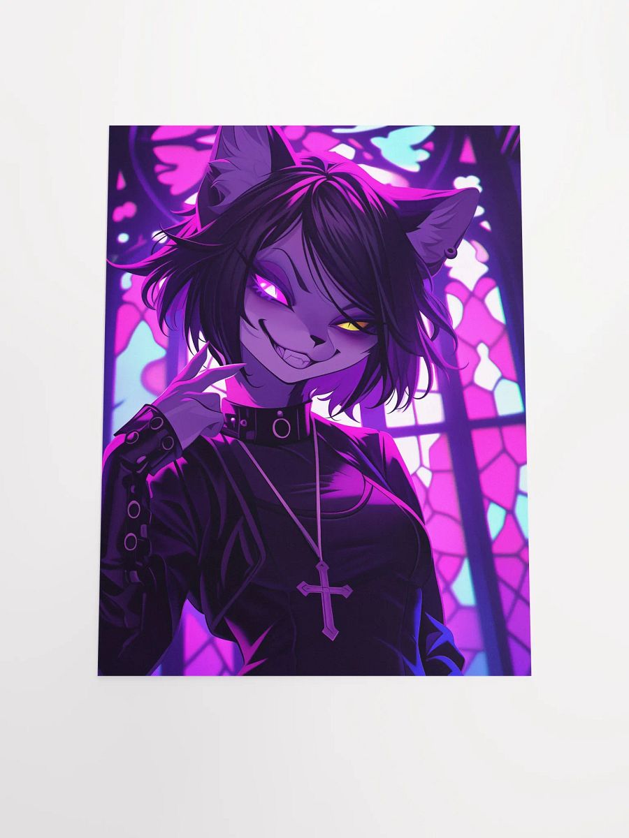 Gothic Feline Mischievous Matte Poster product image (4)