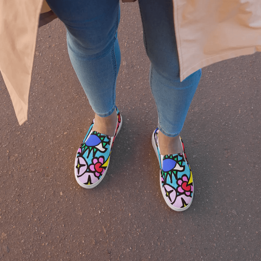 Women's Floral Harmony Slip-Ons product image (3)
