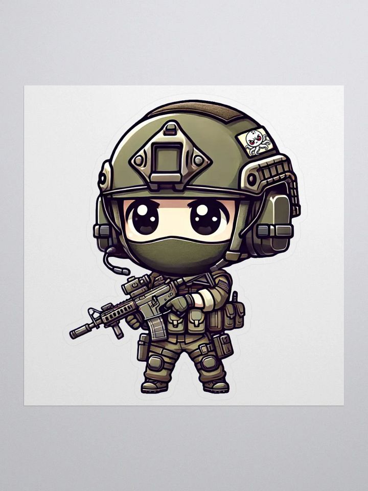 Tactical Chibi (M) Sticker product image (1)