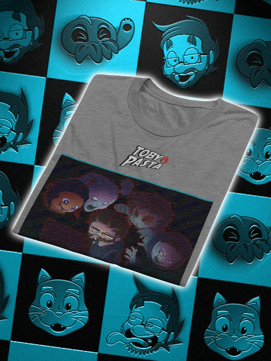TobyPasta X Uttsuo "Jumpscare Party" T-Shirt product image (14)