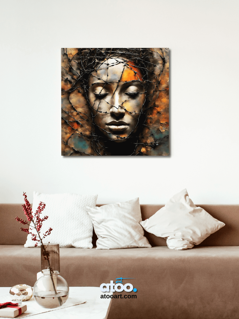 Be Free to Yourself | The Last Sleep | Canvas Painting product image (7)