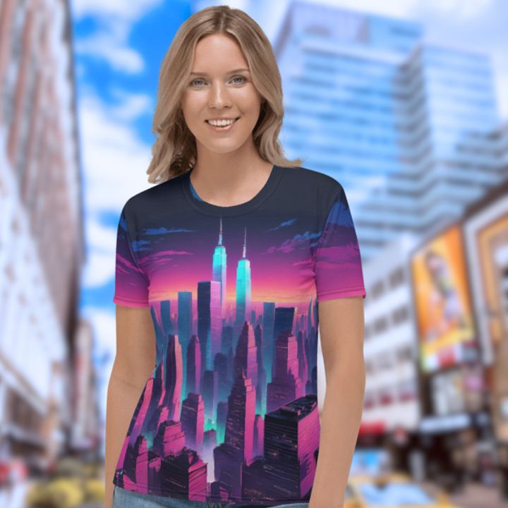 Vaporwave New York City T-shirt product image (1)