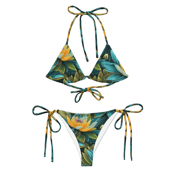 Lotus blue string bikini product image (1)