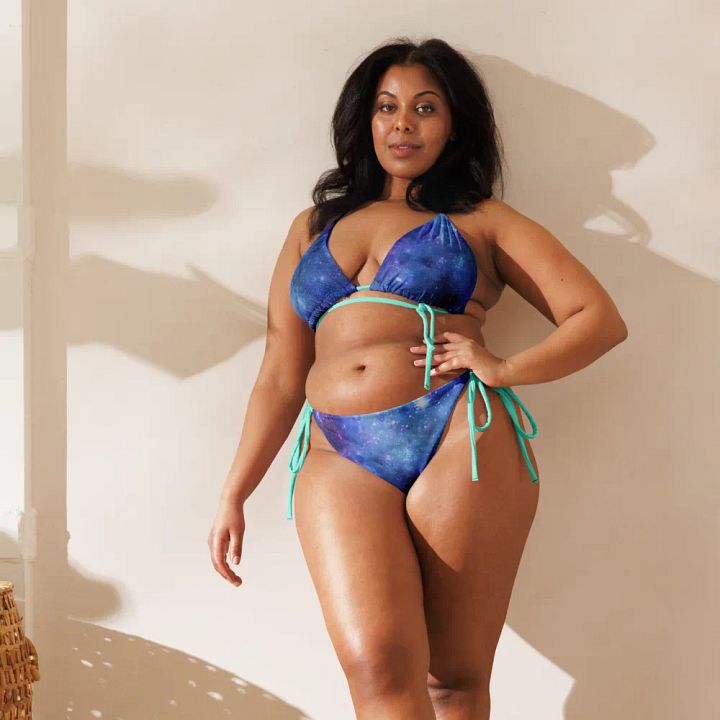 Galaxy string bikini {seafoam} product image (1)