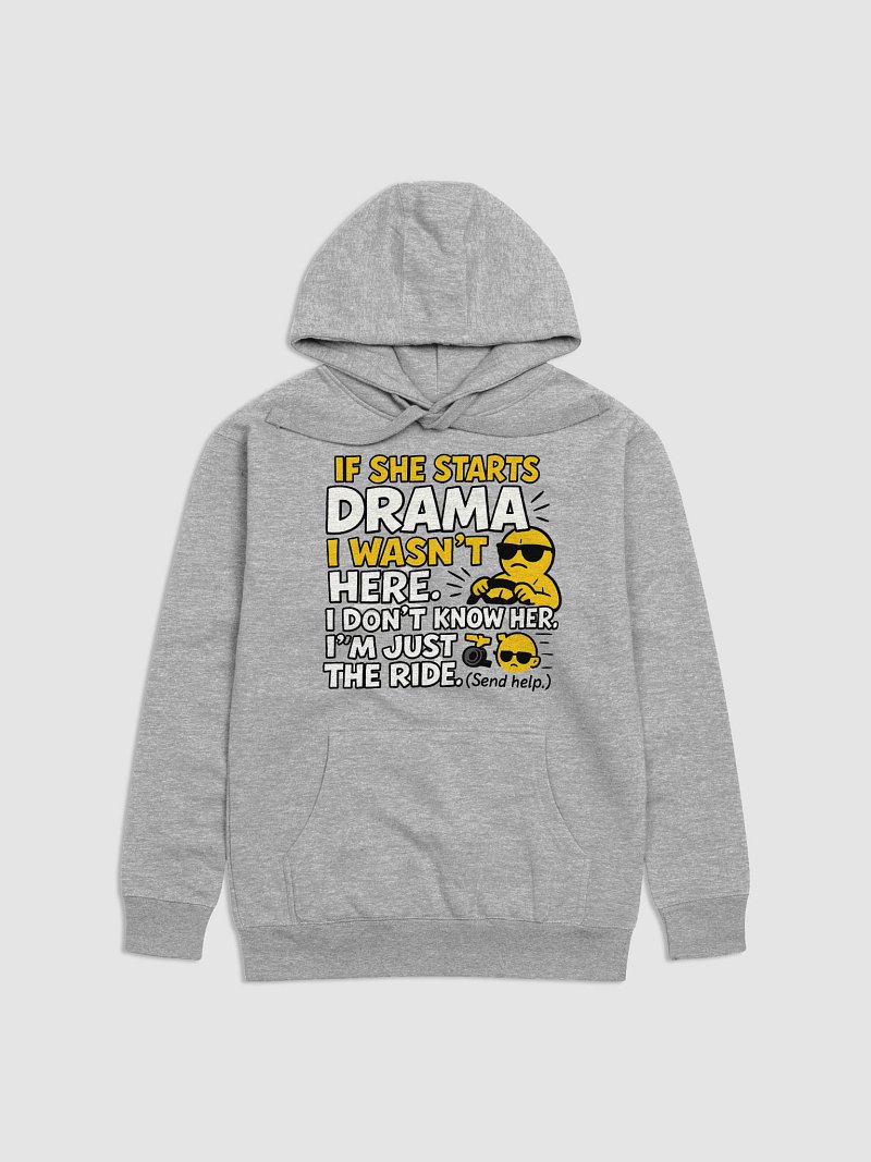 “I Wasn’t Here” Couple Hoodie – For the Blame Game Champion