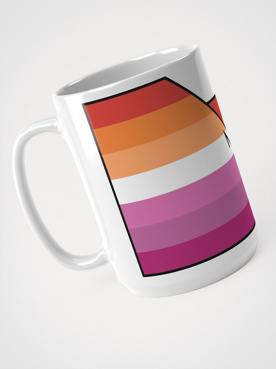 Faulted Pride Flags- Lesbian Mug product image (3)